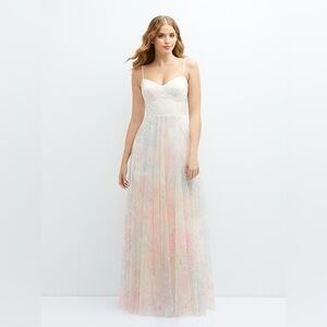 After Six Sweetheart Neckline Maxi Tulle Bridesmaid/Wedding Dress Women's 10 NWT